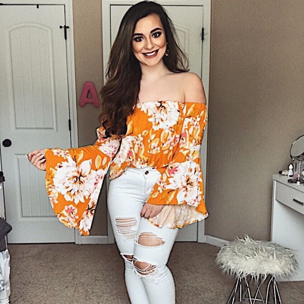 Off the shoulder blouse